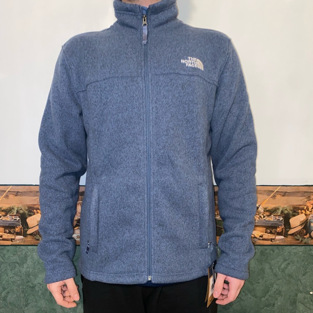 Men’s The North Face Leo Sweater Full Zip Fleece Jacket